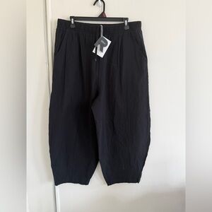 Mens Runcati Harem Capri Pants Yoga Beach Baggy 3/4 Shorts Pants lagenlook XL